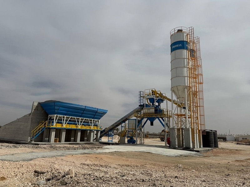 120m³/h Compact Concrete Batching Plant